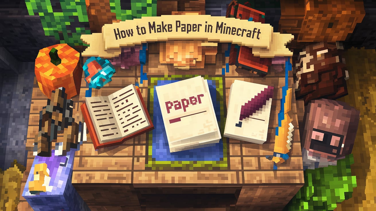 How to Make Paper in Minecraft