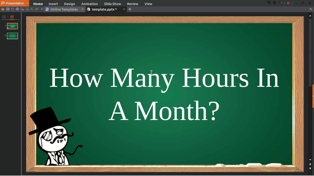 How Many Hours Are in a Month